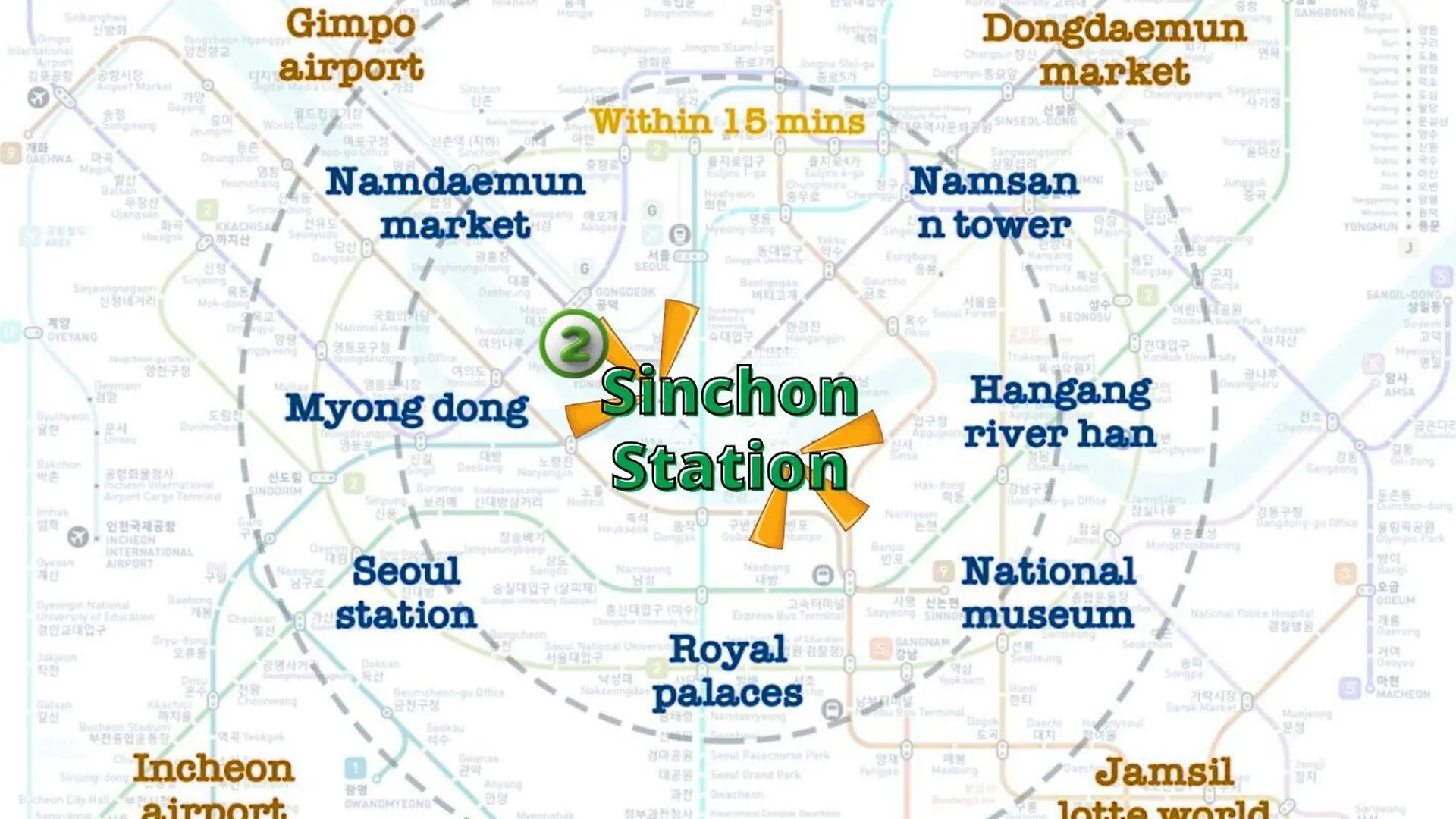 New Open I Hongdae Sinchon I 1F I 4Ppl I Private Chillpopstay Seoul 0*,