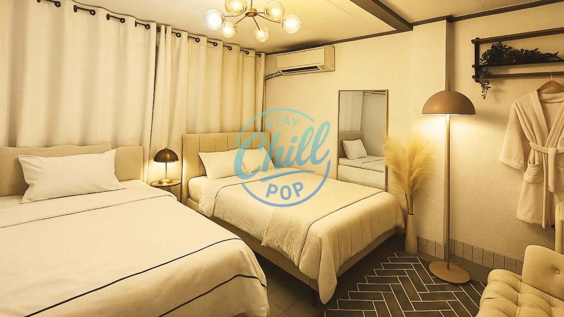 New Open I Hongdae Sinchon I 1F I 4Ppl I Private Chillpopstay Seoul South Korea