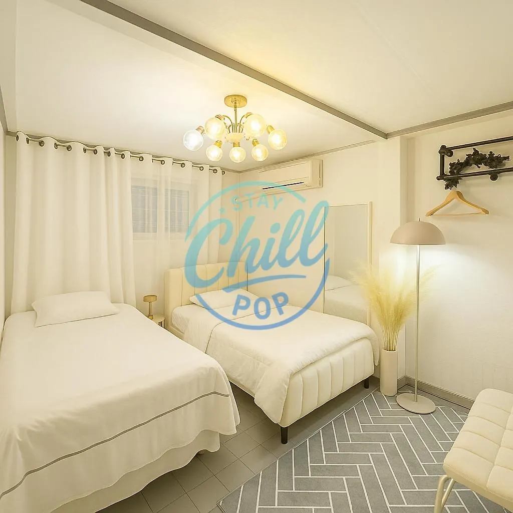 New Open I Hongdae Sinchon I 1F I 4Ppl I Private Chillpopstay Seul